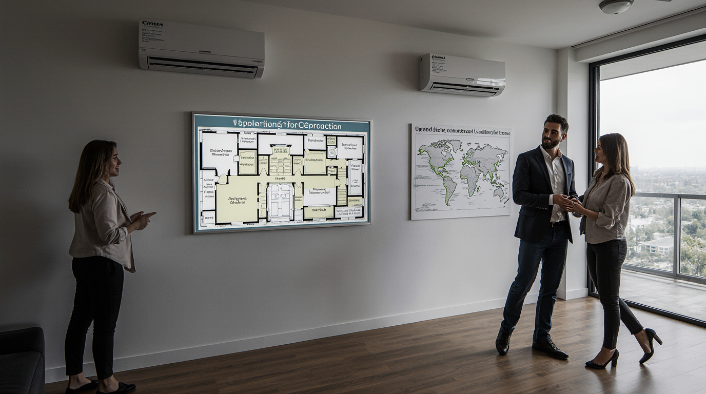 Ar Condicionado Multi Split 3 ambientes 36000 btus