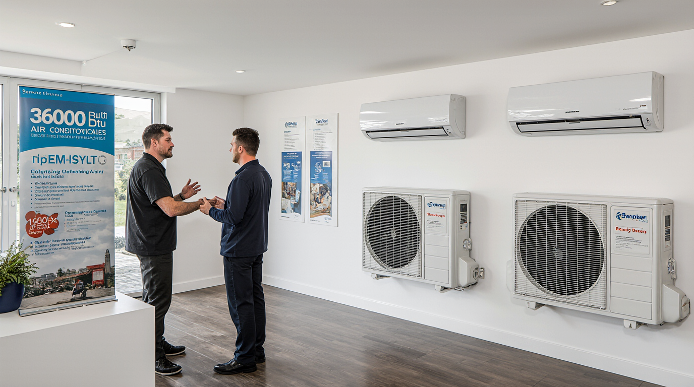 Ar Condicionado Multi Split 2 ambientes 36000 btus