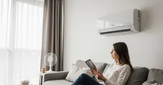 Ar Condicionado 7000 btus quente e frio