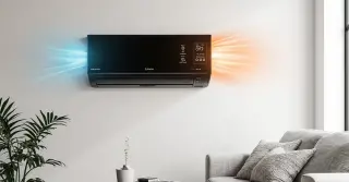 Ar Condicionado 9000 btus quente e frio Inverter